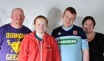 The Mawston family at respite 2014